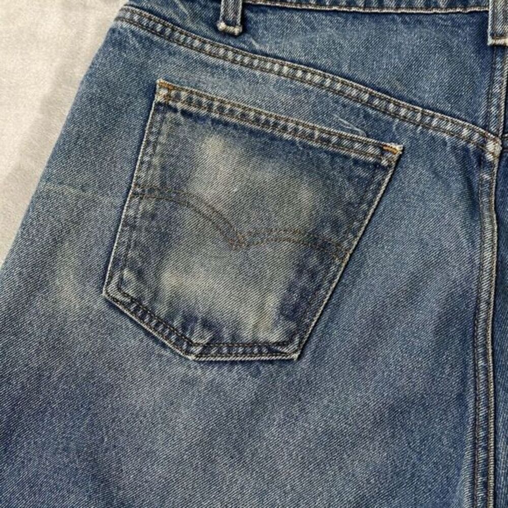 Levis Orange Tab 505 Jeans Mens 40x32  20505 USA Distressed 80s Measures 38x29 - Picture 10 of 15